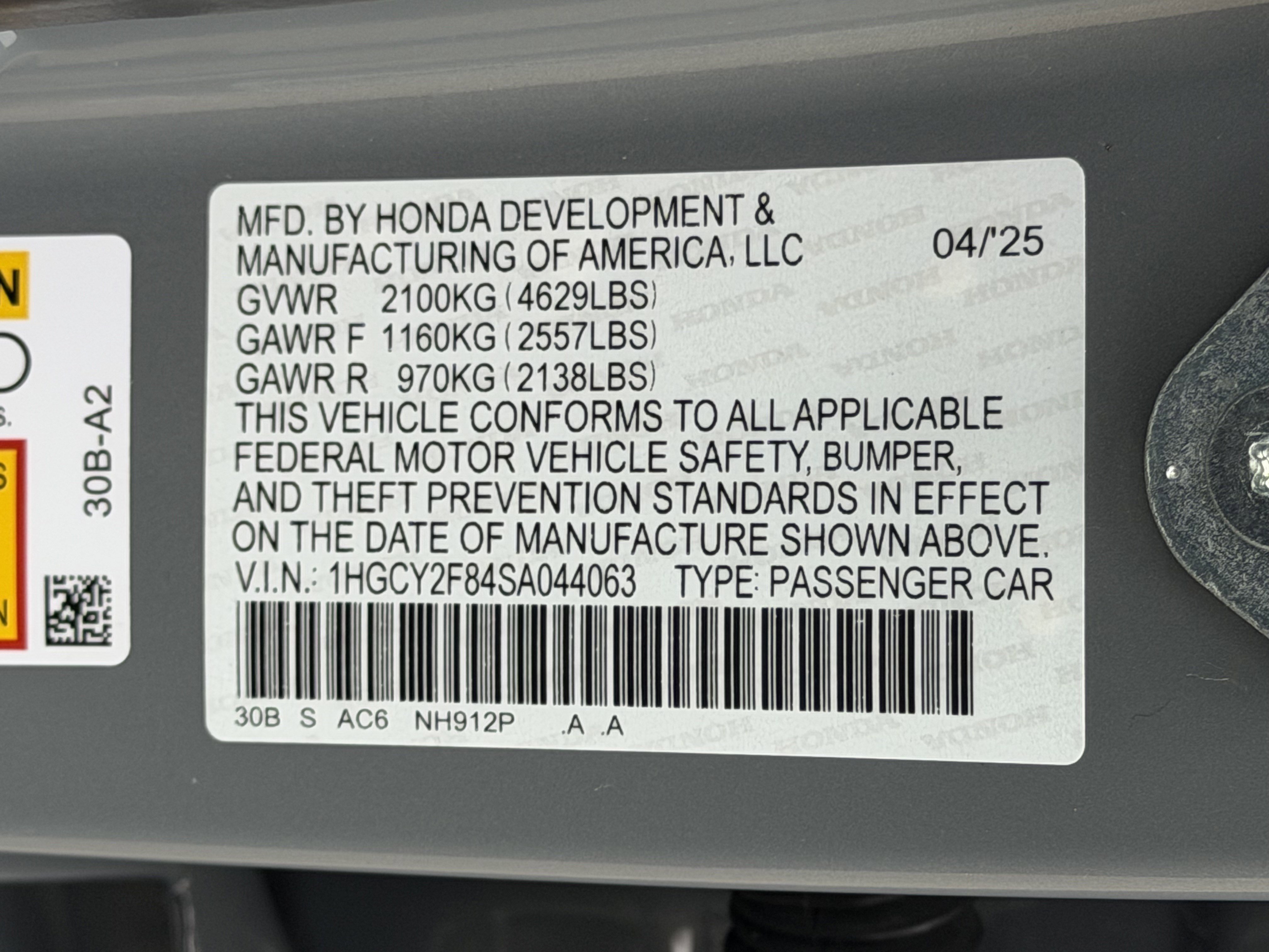Used 2025 Honda Accord Touring image 28