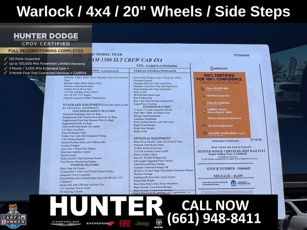 Certified 2023 RAM 1500 Classic Warlock AWD/4WD image 4