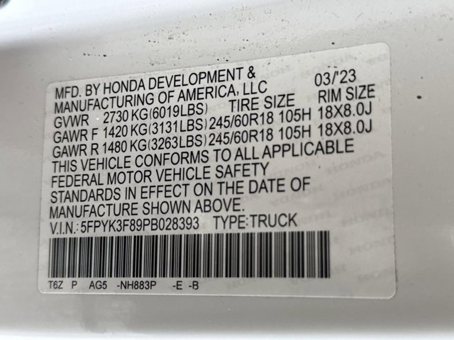 Used 2023 Honda Ridgeline Black Edition image 22