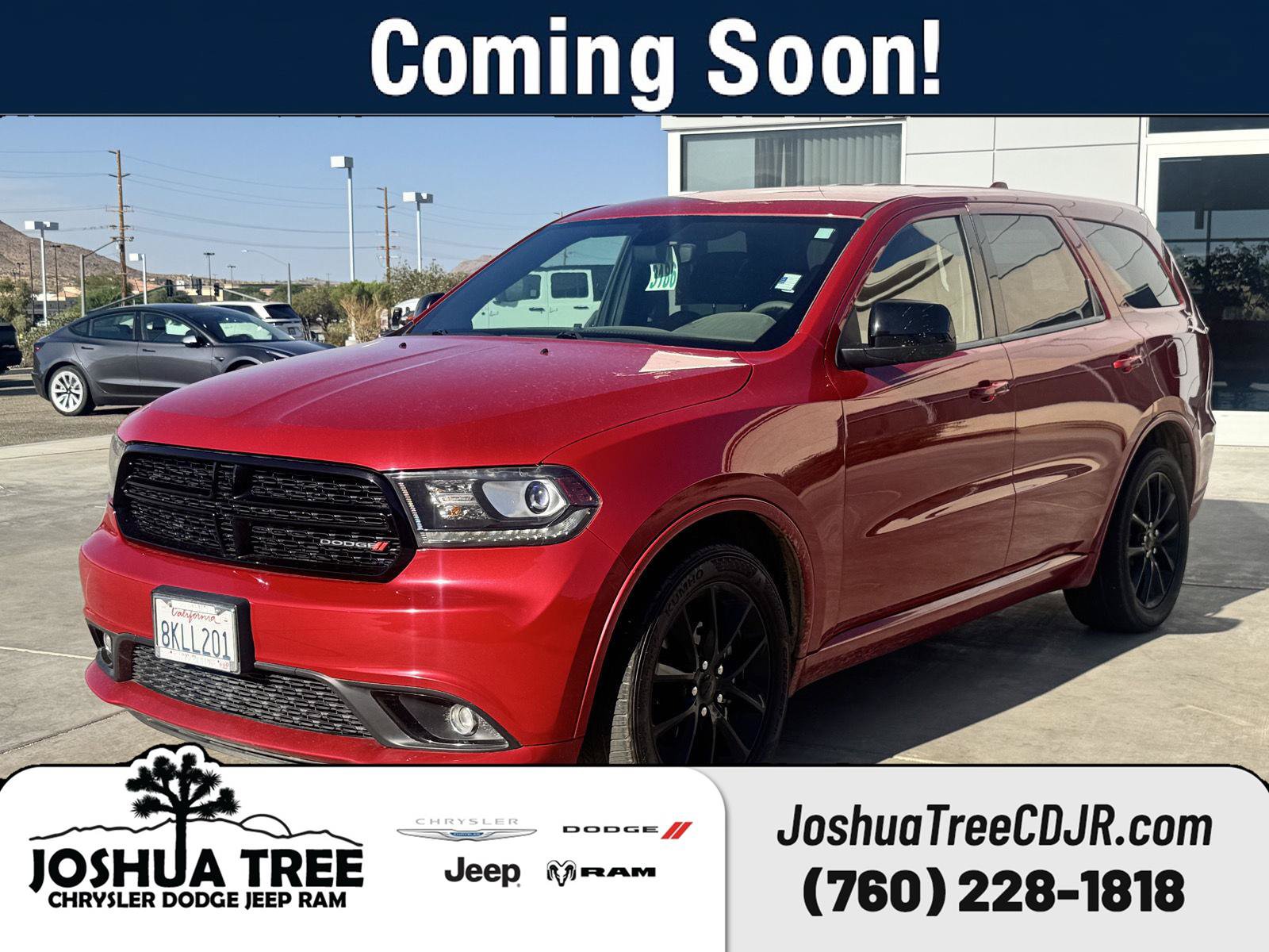 Used 2018 Dodge Durango SXT w/ Quick Order Package 2BB