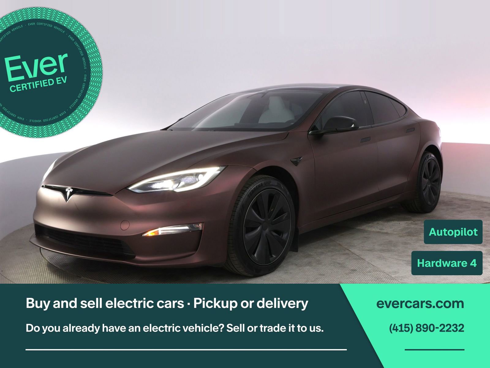 Used 2023 Tesla Model S Standard Range AWD/4WD image 1