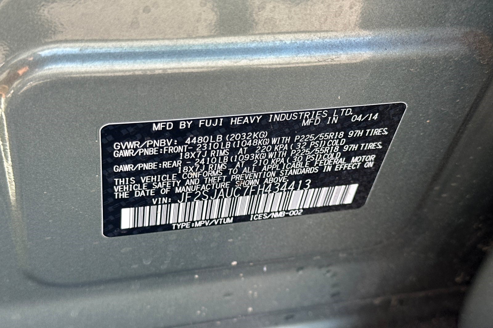 Used 2015 Subaru Forester 2.5i Touring w/ Protection Package #2 AWD/4WD image 40