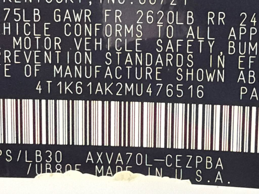 Used 2021 Toyota Camry XSE w/ Navigation Package FWD image 33