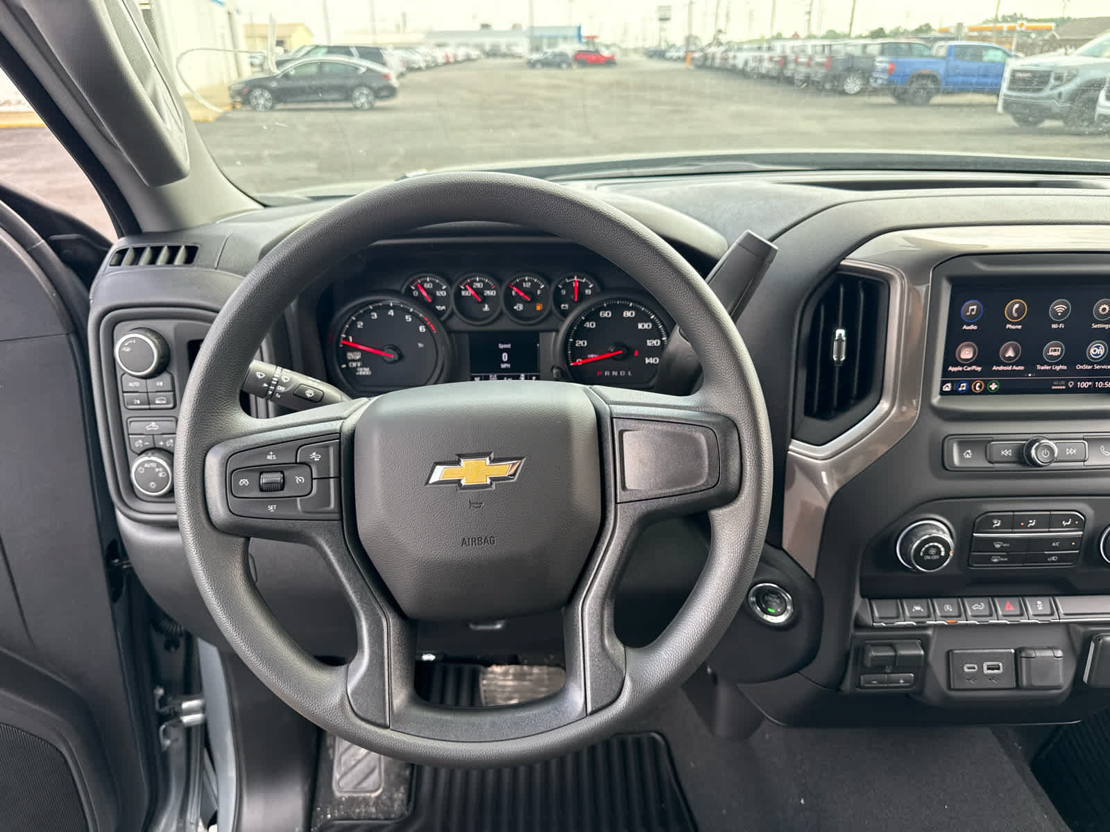 New 2026 Chevrolet Silverado 1500 Custom w/ Turbomax Blackout Package AWD/4WD image 16