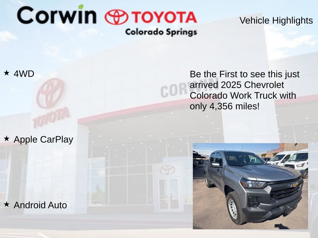 Used 2025 Chevrolet Colorado W/T w/ Advanced Trailering Package image 4