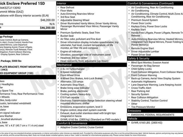 New 2026 Buick Enclave Preferred image 52