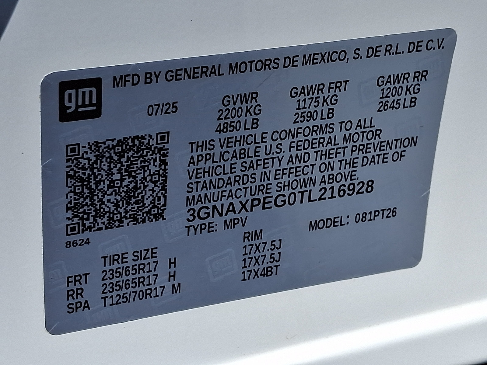 Certified 2026 Chevrolet Equinox LT w/ Convenience Package II AWD/4WD image 27