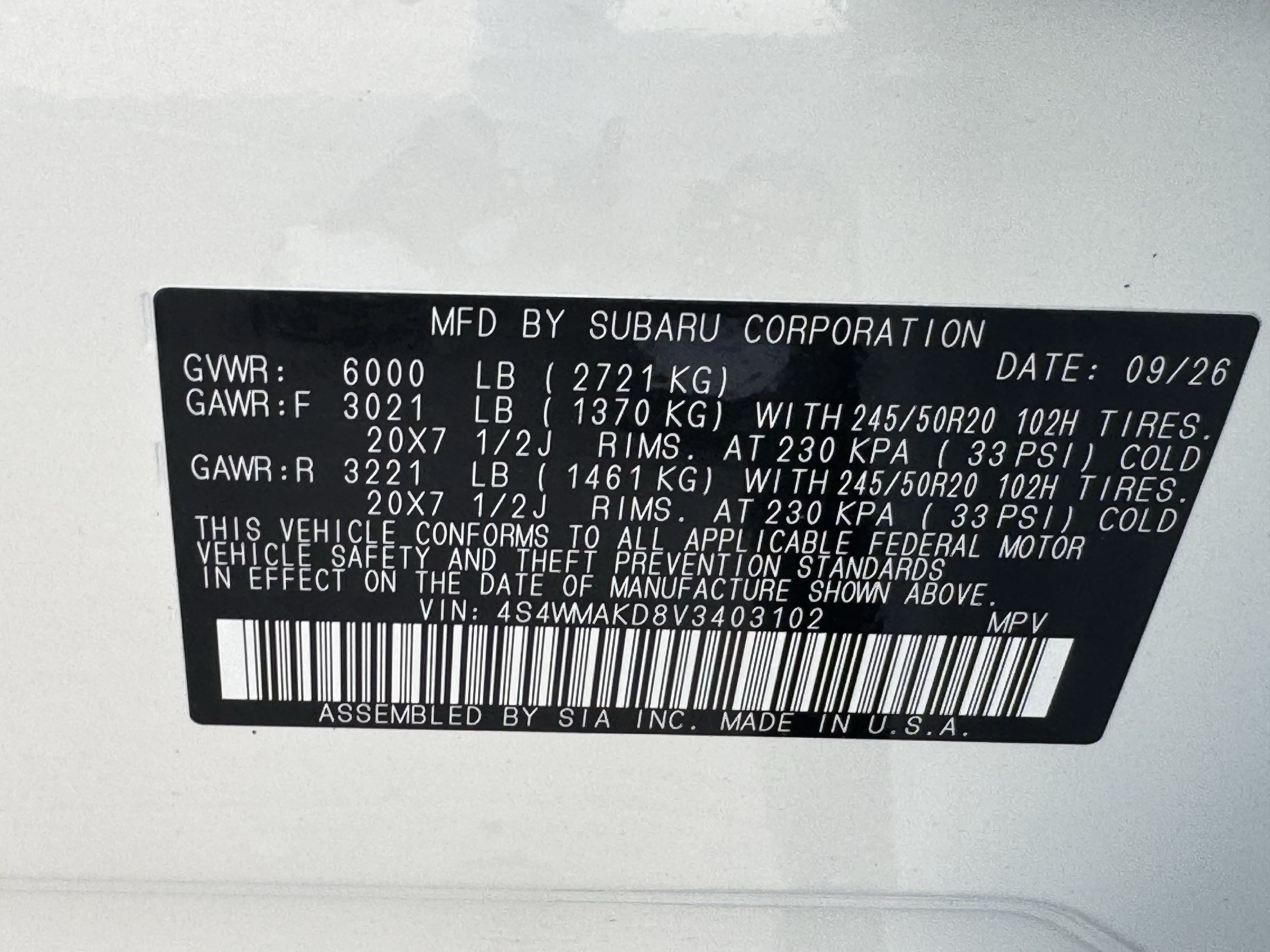 New 2027 Subaru Ascent Touring AWD/4WD image 27