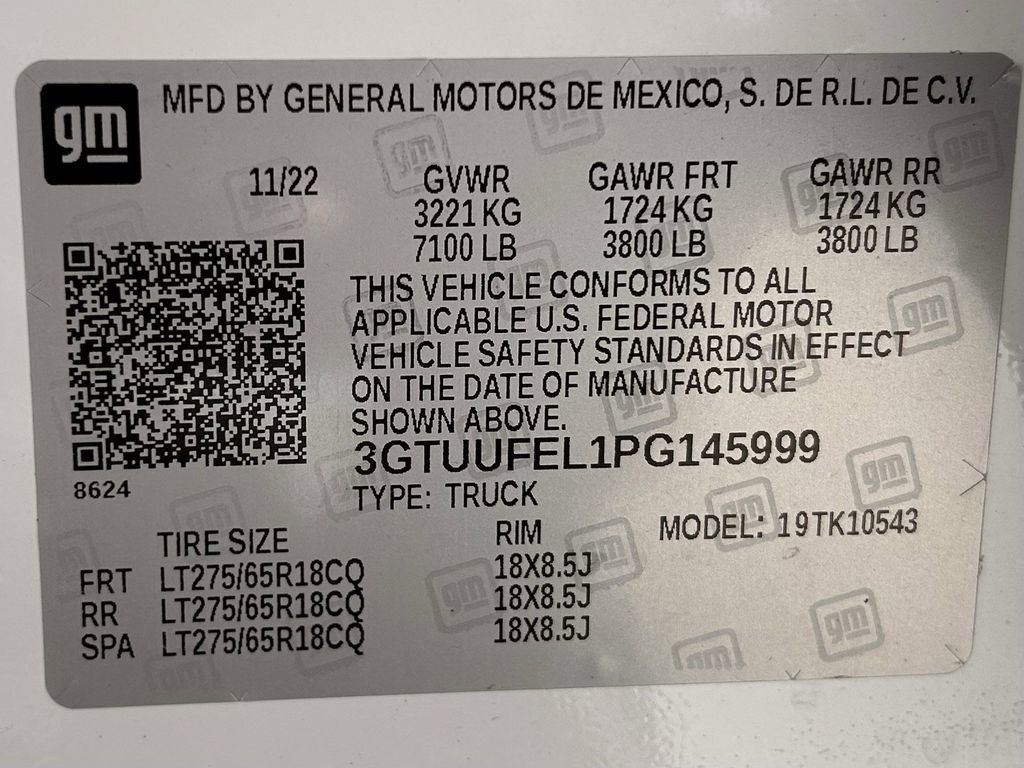 Used 2023 GMC Sierra 1500 AT4X AWD/4WD image 34