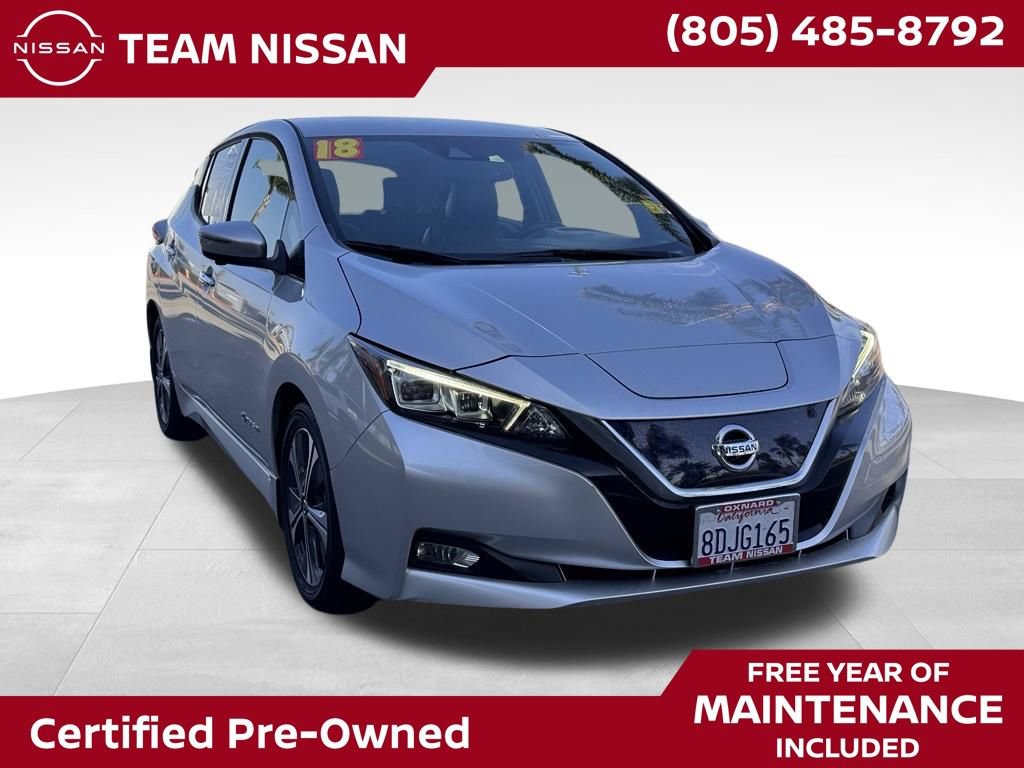 Certified 2018 Nissan Leaf SL w/ SL Technology Package FWD image 1
