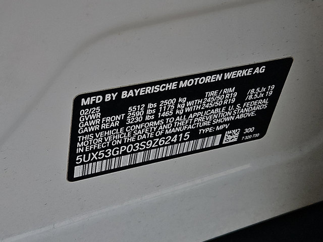 Used 2025 BMW X3 xDrive30i w/ Convenience Package AWD/4WD image 26