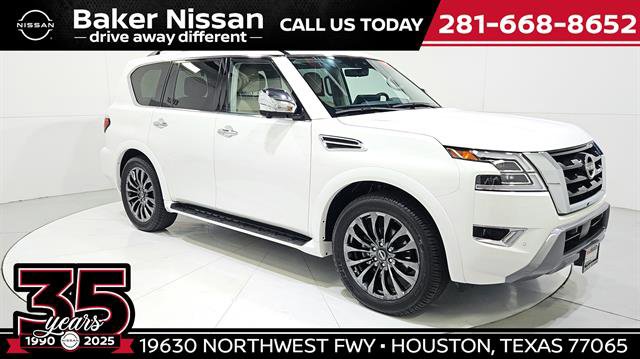 Certified 2024 Nissan Armada Platinum w/ Captain's Chairs Package