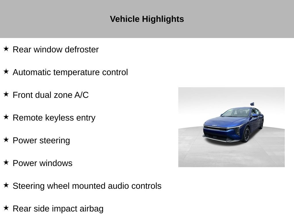 Certified 2025 Kia K4 GT-Line Turbo FWD image 19