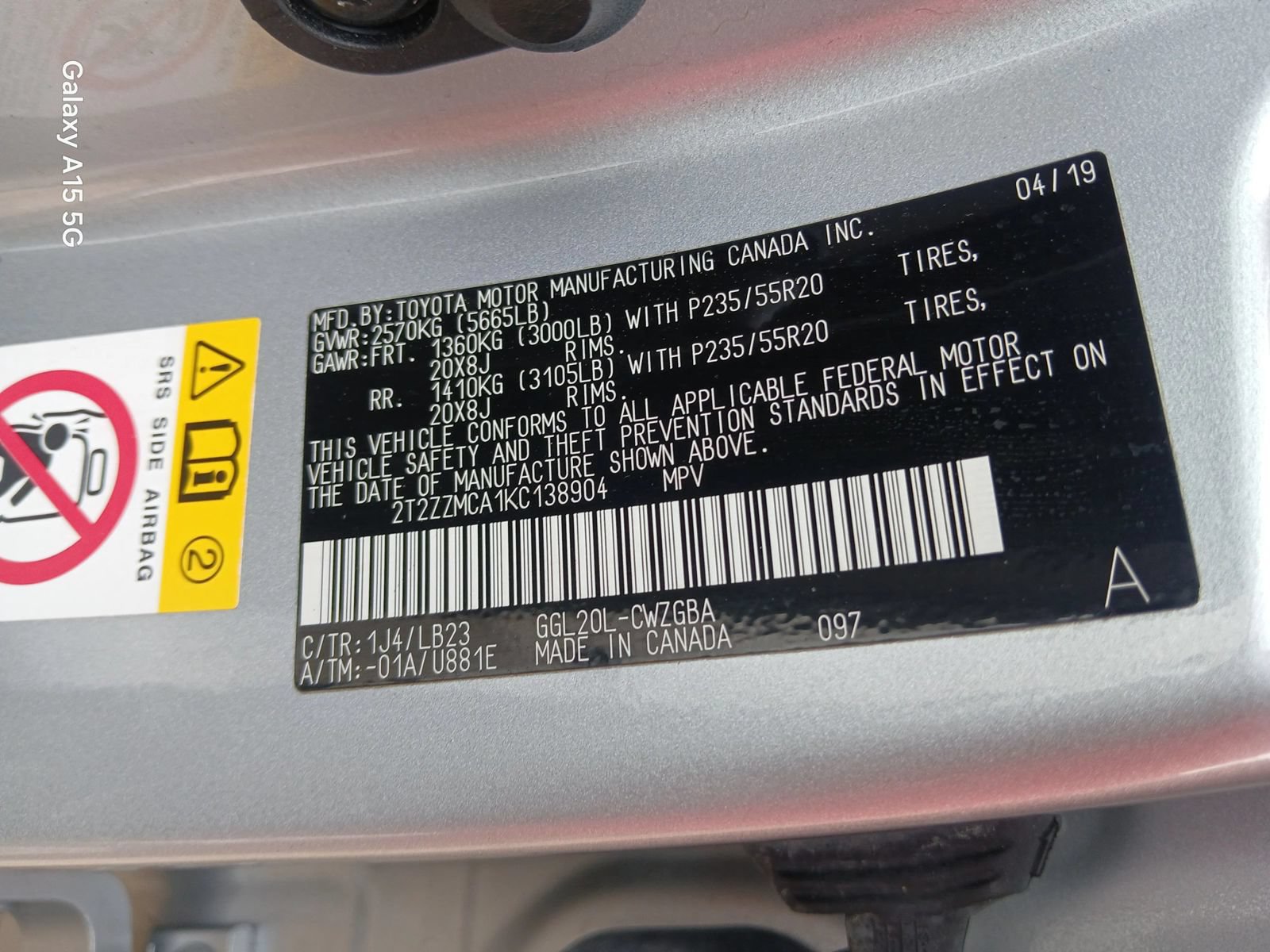 Used 2019 Lexus RX 350 FWD w/ Navigation Package image 10