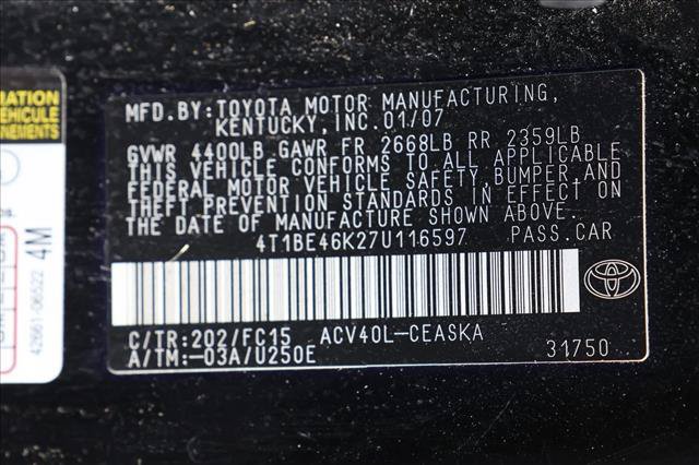 Used 2007 Toyota Camry SE FWD image 16