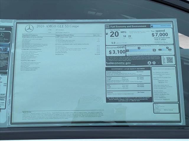 New 2026 Mercedes-Benz GLE 53 AMG 4MATIC Coupe image 18
