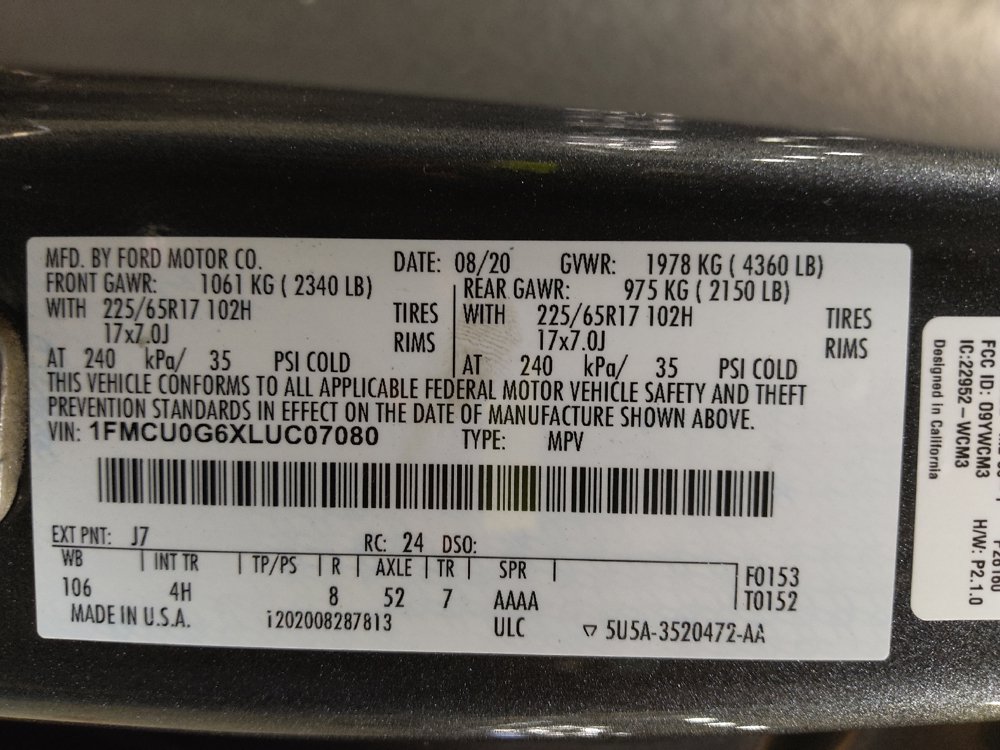 Used 2020 Ford Escape SE FWD image 33