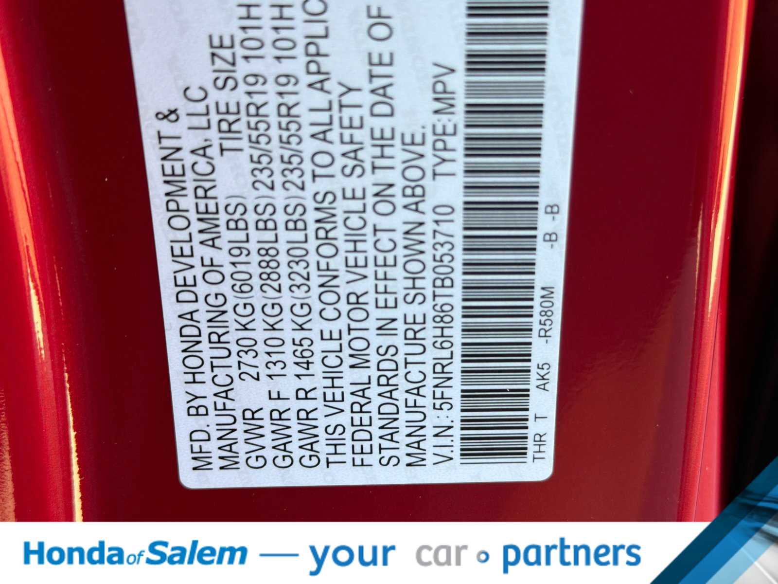 New 2026 Honda Odyssey Touring image 31