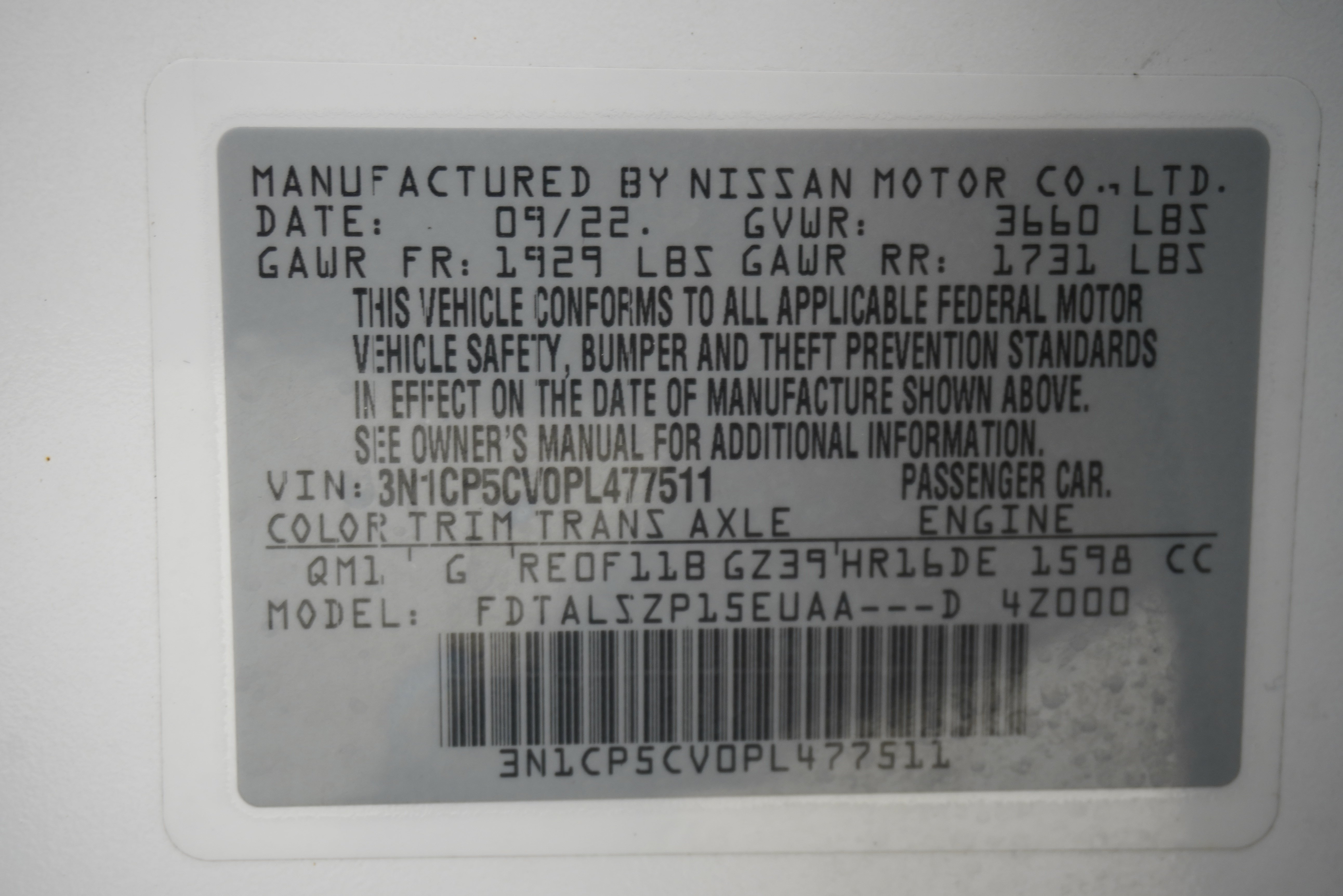 Used 2023 Nissan Kicks SV FWD image 26