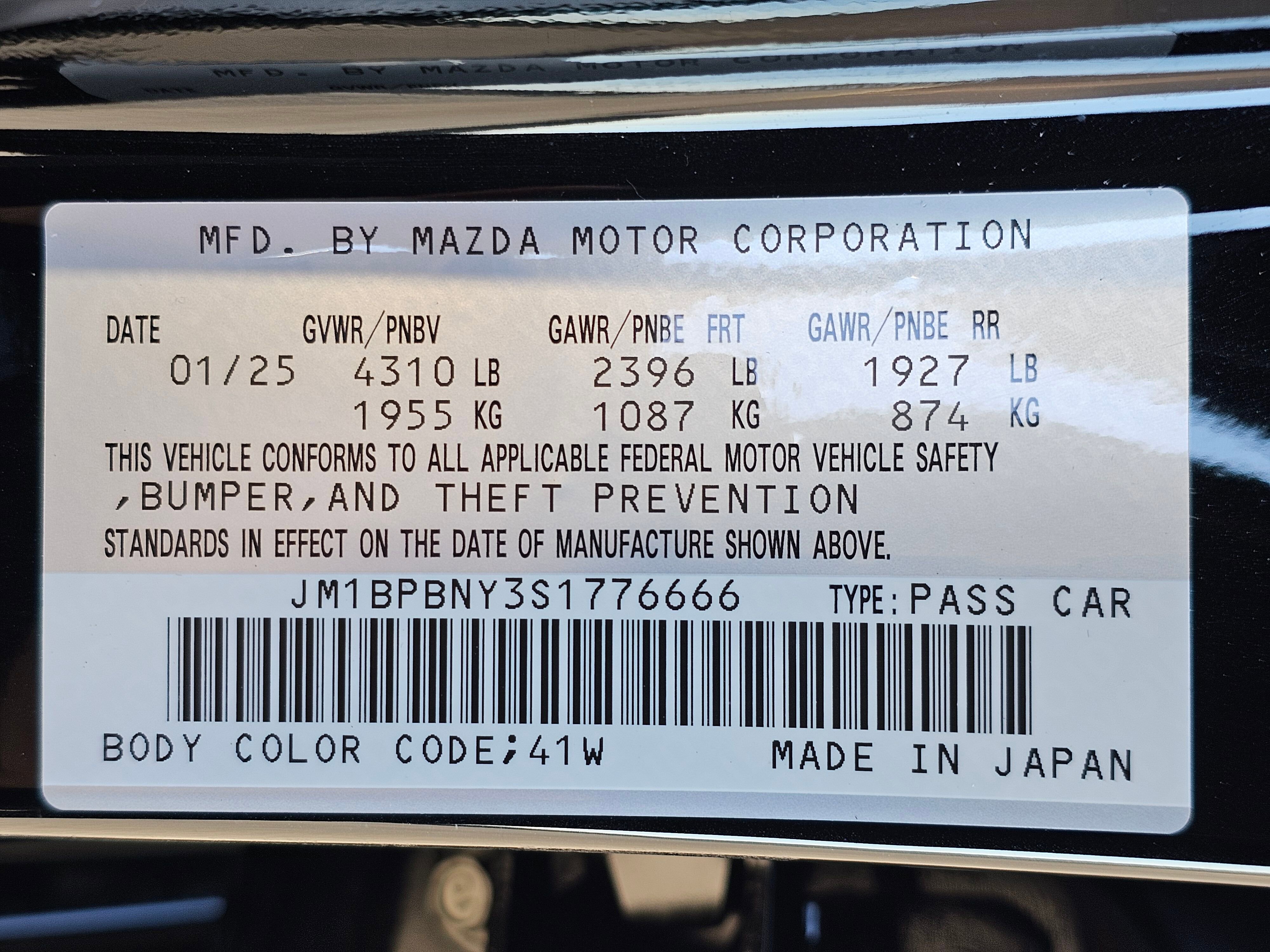 Used 2025 MAZDA MAZDA3 Hatchback w/Premium Plus Pkg image 65