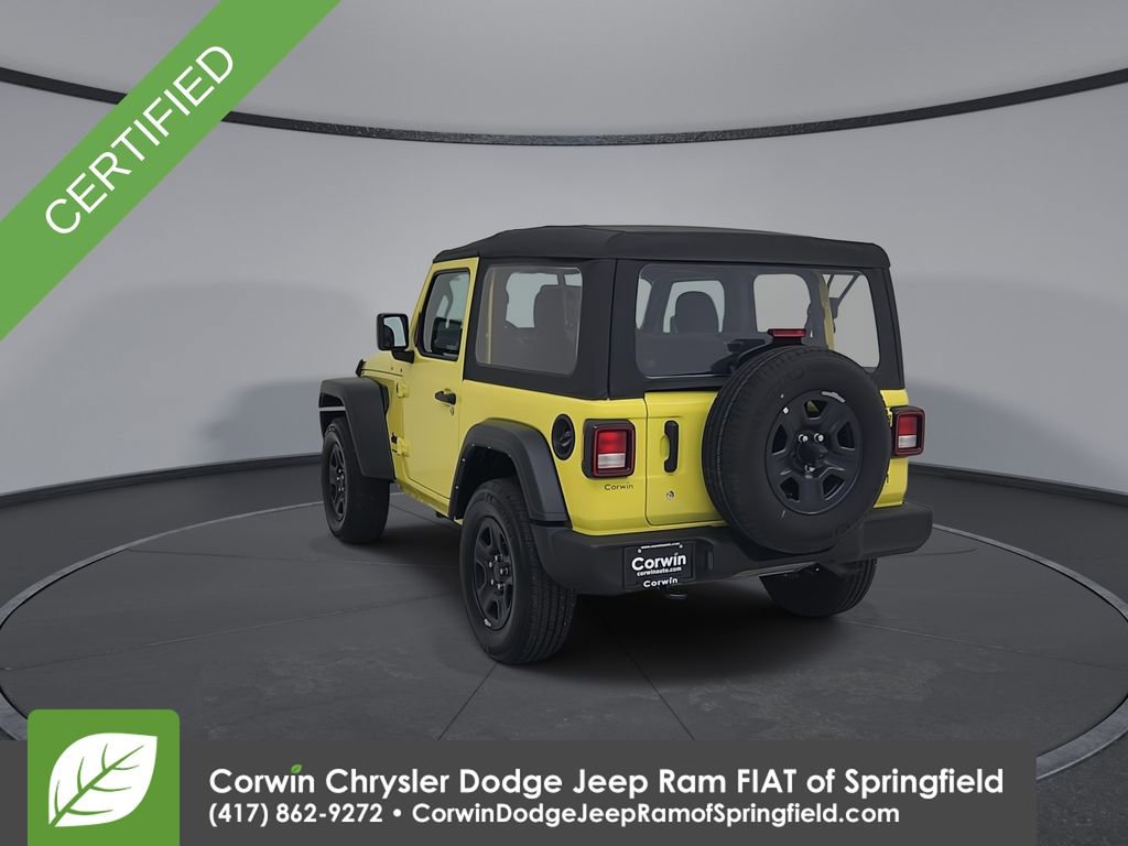 Certified 2022 Jeep Wrangler Sport AWD/4WD image 13