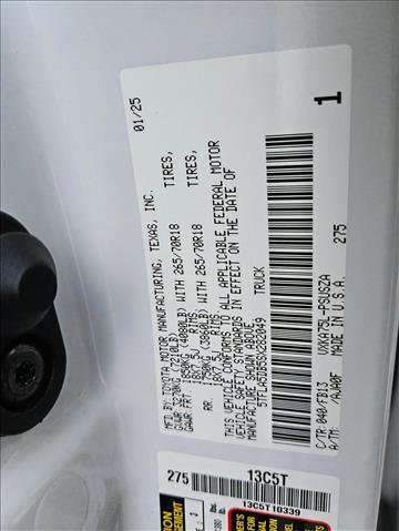 New 2025 Toyota Tundra SR5 image 16