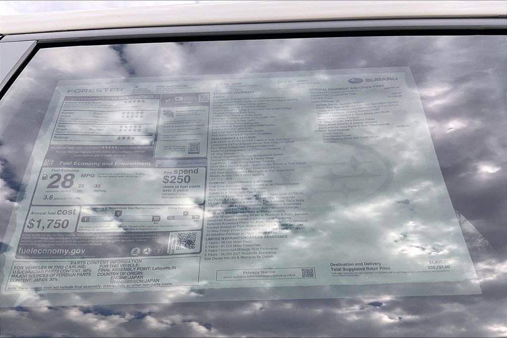 New 2026 Subaru Forester Sport AWD/4WD image 17