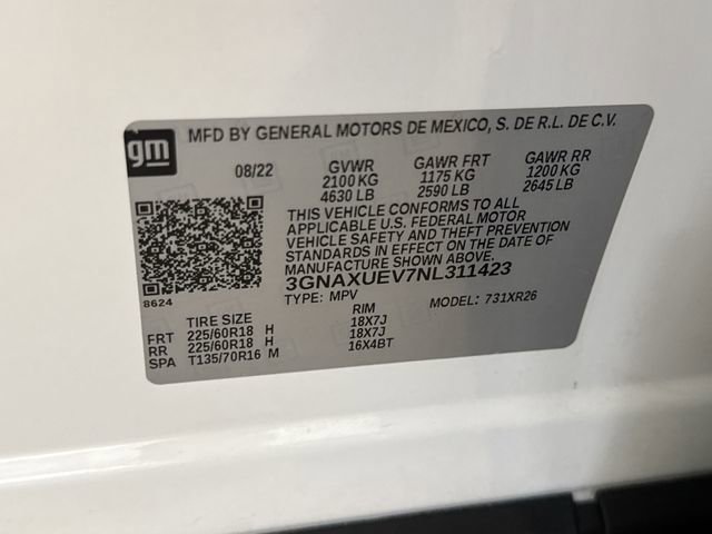 Certified 2022 Chevrolet Equinox LT AWD/4WD image 28
