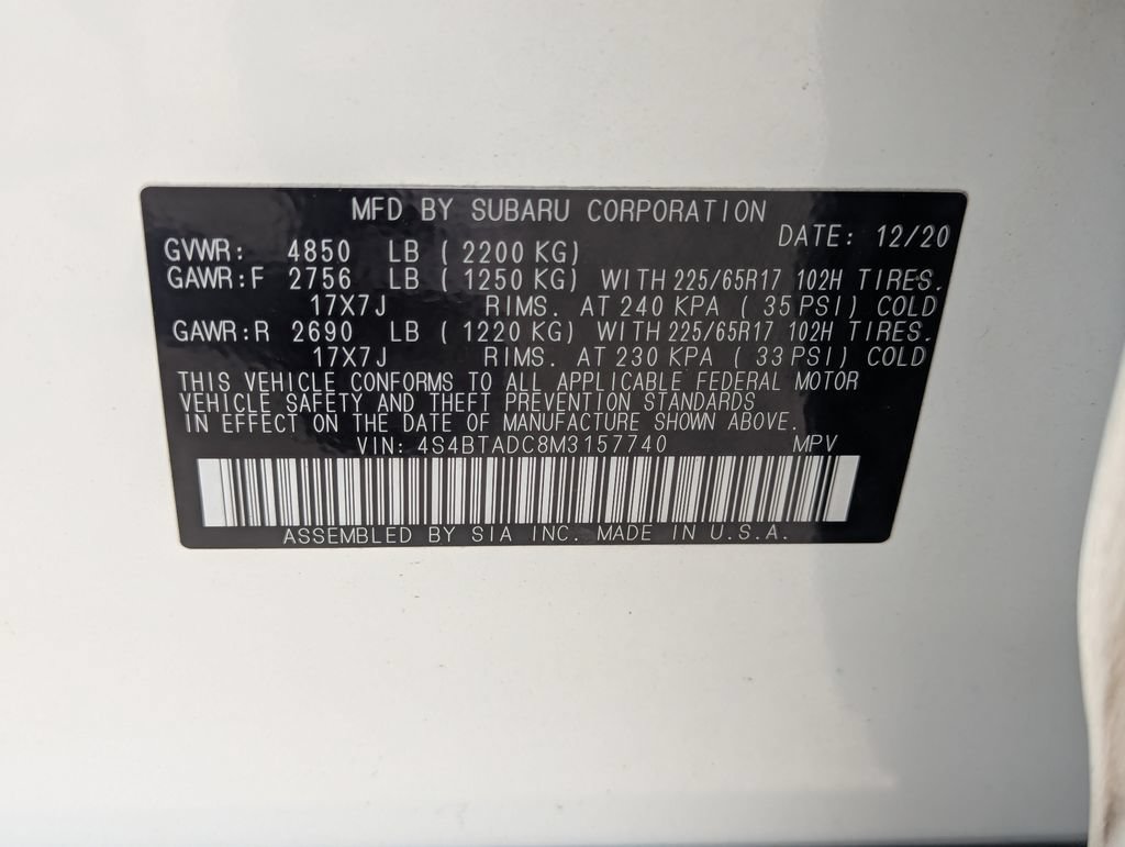 Used 2021 Subaru Outback Premium AWD/4WD image 37