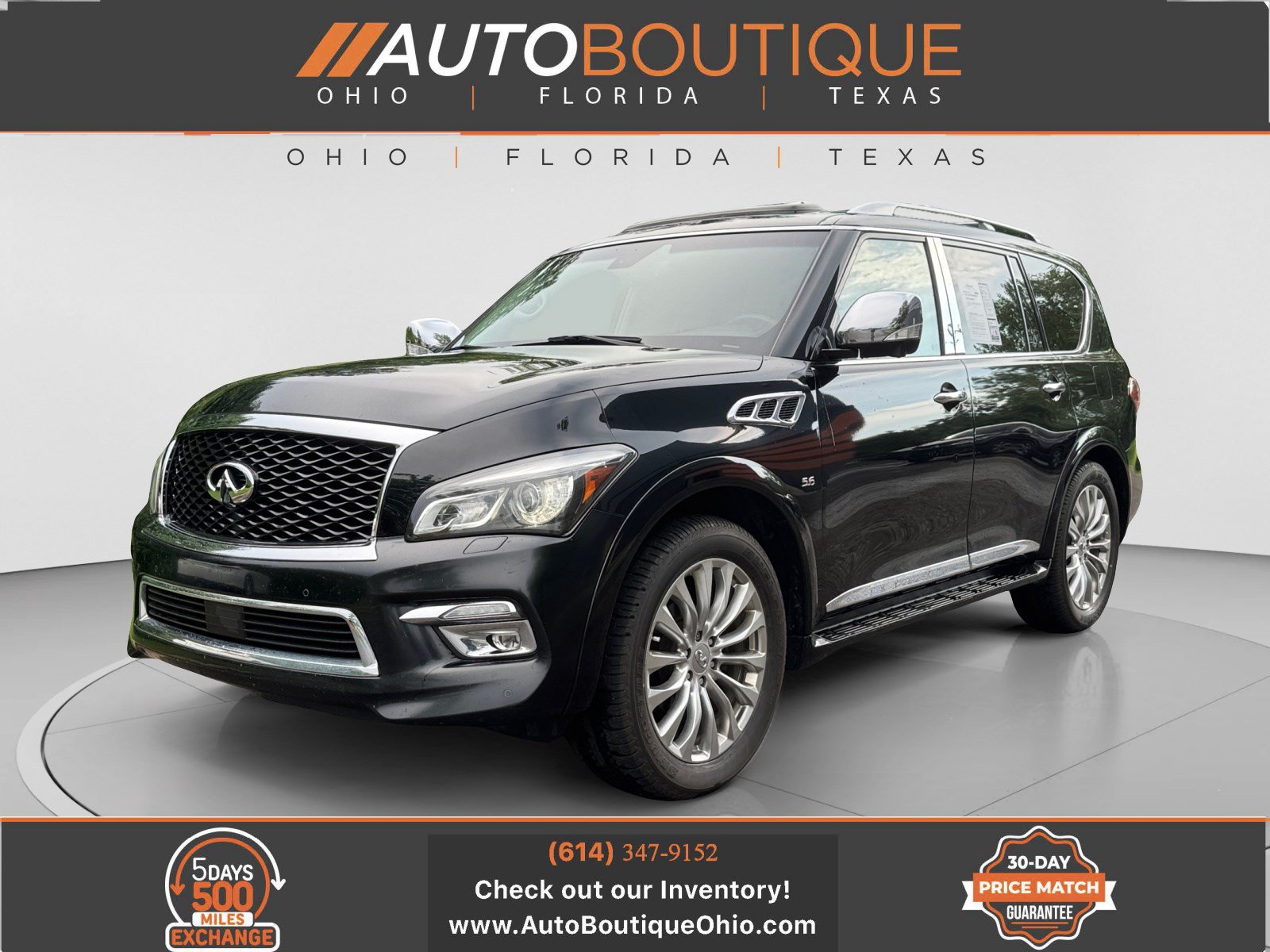 Used 2016 INFINITI QX80 4WD w/ Deluxe Technology Package