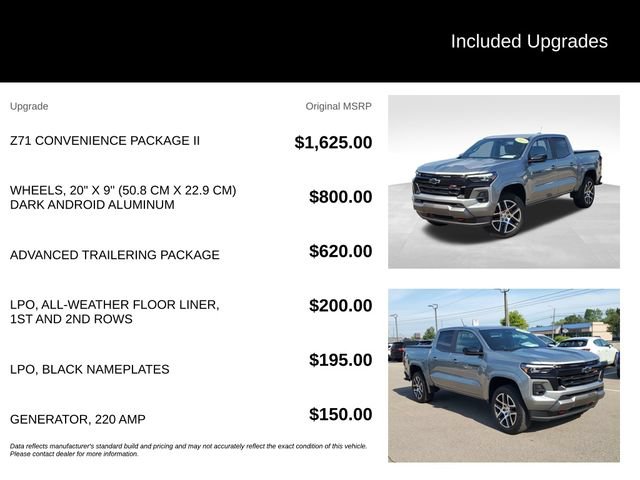 Certified 2023 Chevrolet Colorado Z71 w/ Z71 Convenience Package 2 AWD/4WD image 8