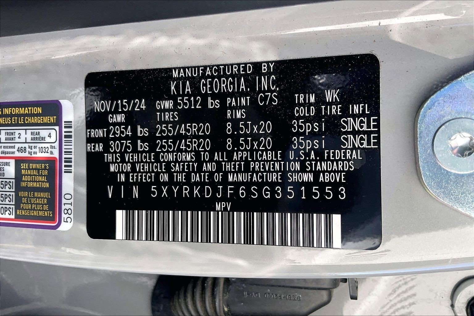 Used 2025 Kia Sorento SX image 28