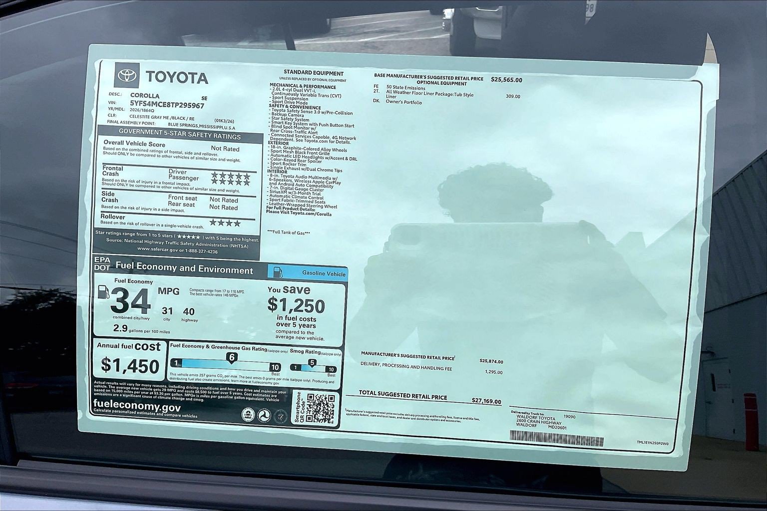 New 2026 Toyota Corolla SE FWD image 18