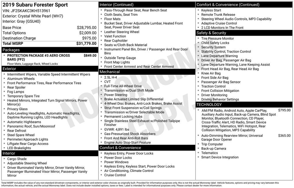 Used 2019 Subaru Forester Sport image 24