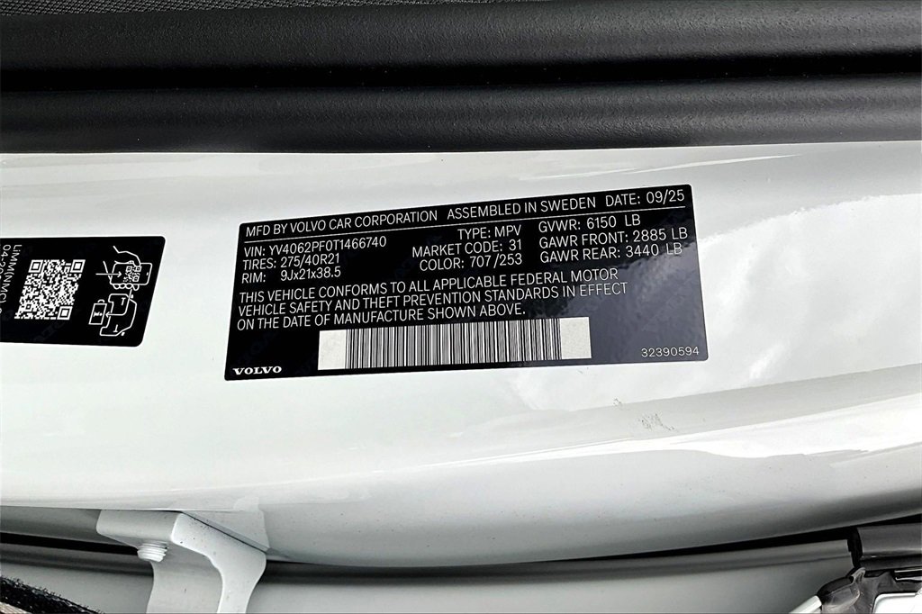 New 2026 Volvo XC90 B6 Ultra image 8