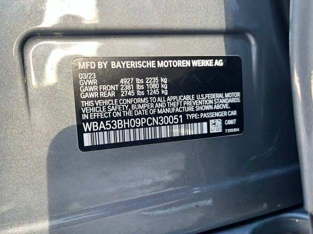 Used 2023 BMW 530i w/ M Sport Package RWD image 14
