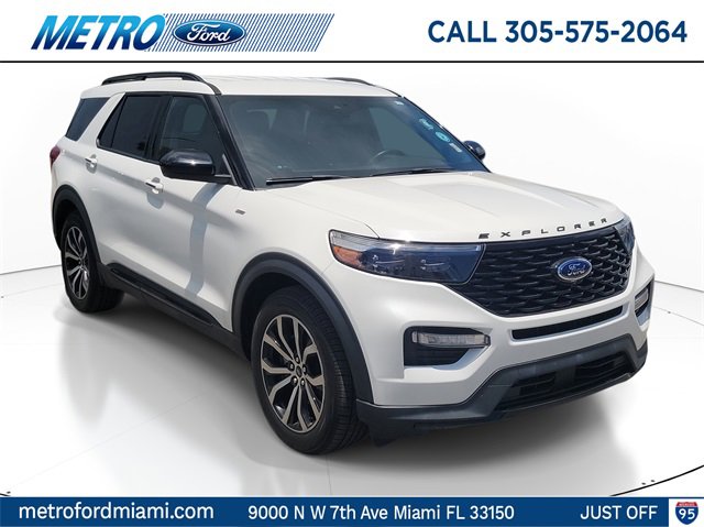 Certified 2022 Ford Explorer ST-Line w/ Class IV Trailer Tow Package