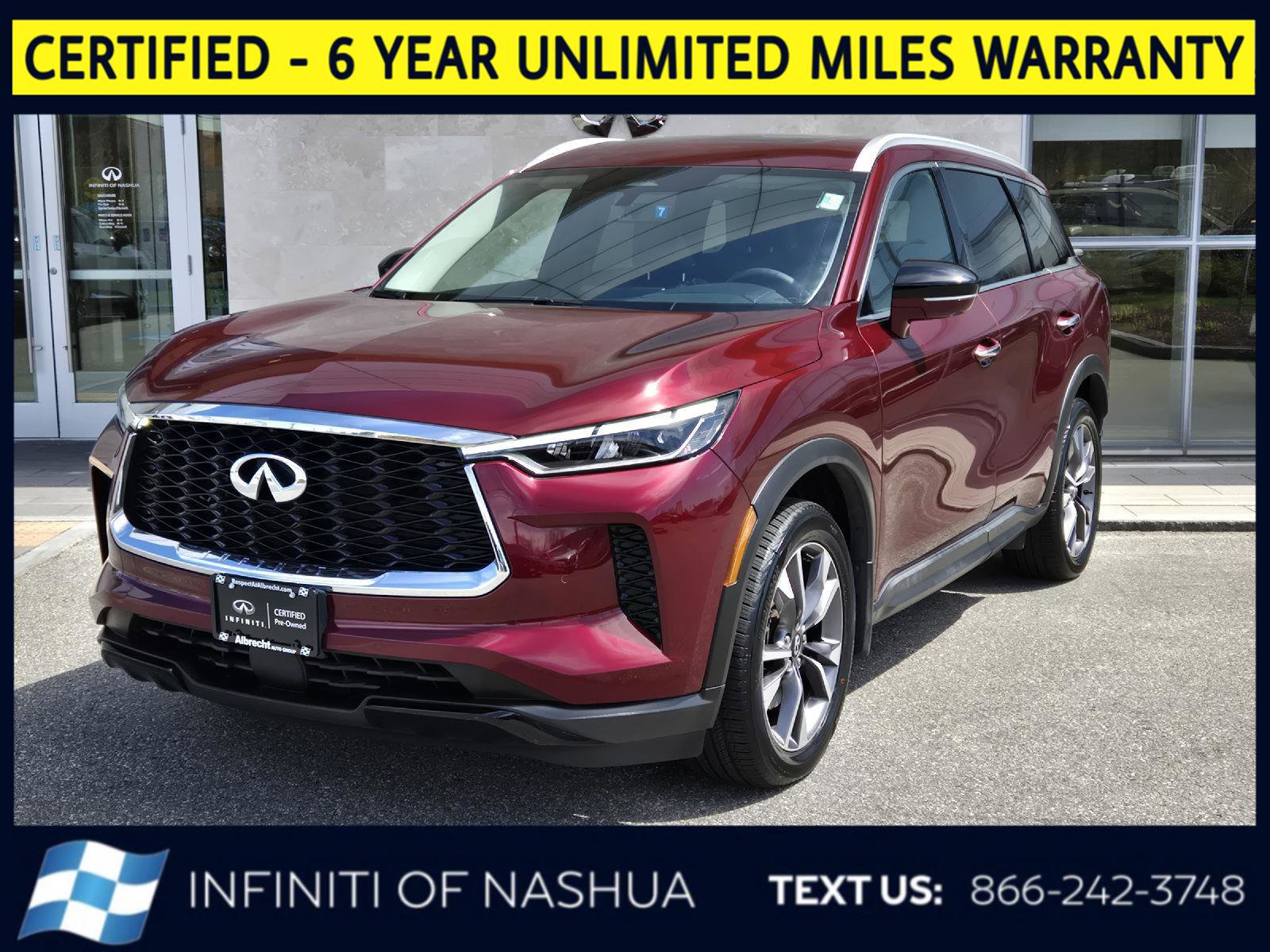 Certified 2023 INFINITI QX60 Luxe w/ Cargo Package