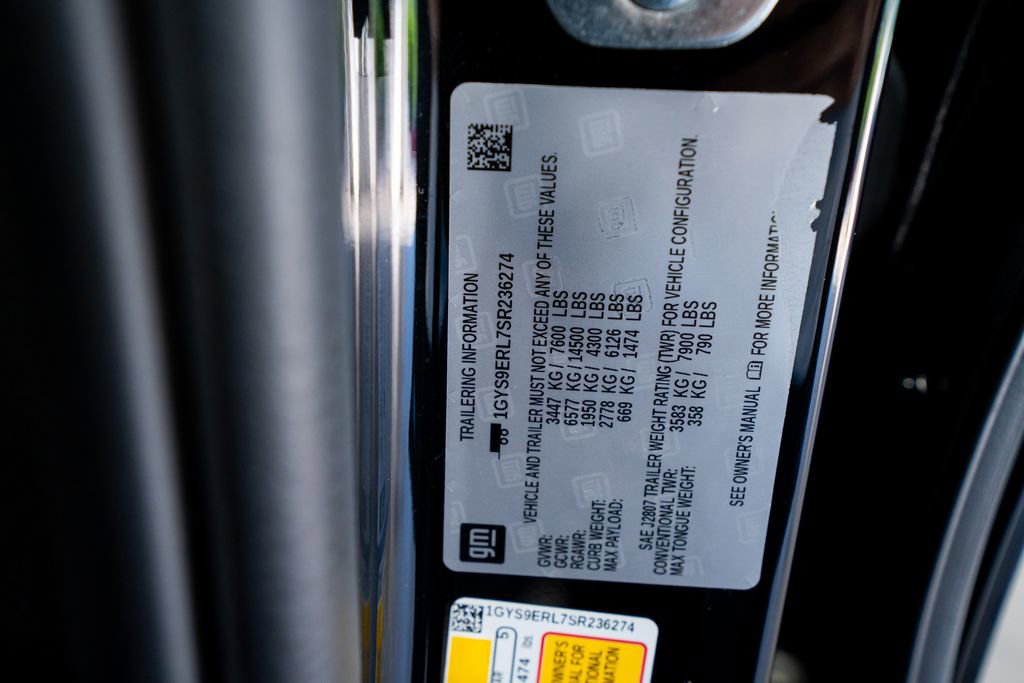 Used 2025 Cadillac Escalade Sport w/ LPO, ONYX Package image 52