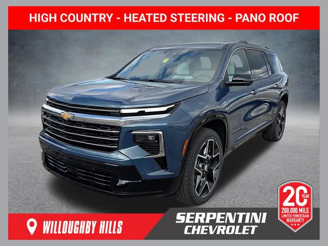 New 2026 Chevrolet Traverse High Country w/ LPO, Floor Liner Package image 1