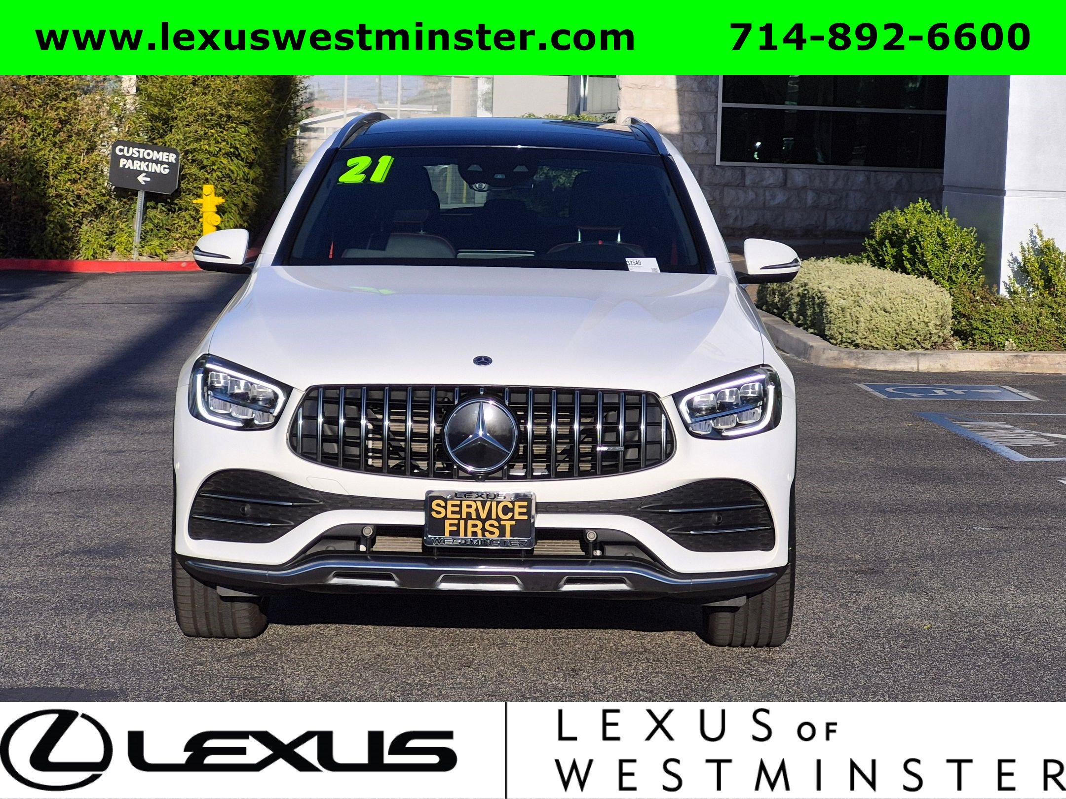 Used 2021 Mercedes-Benz GLC 43 AMG 4MATIC image 2