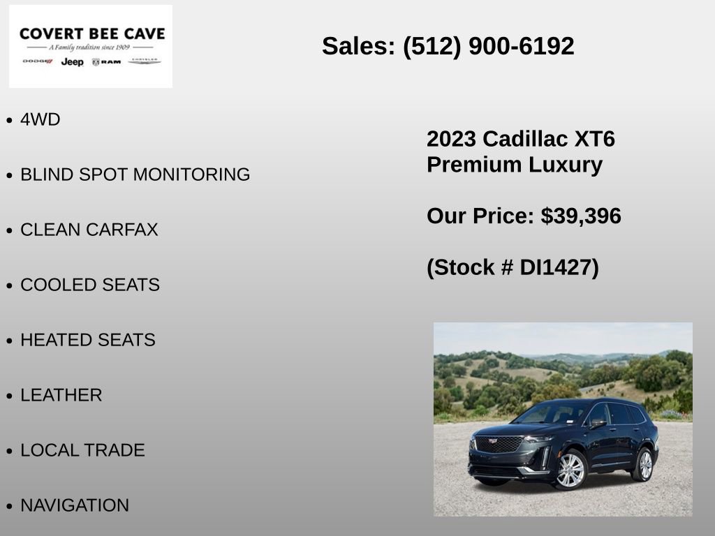 Used 2023 Cadillac XT6 Premium Luxury AWD/4WD image 6