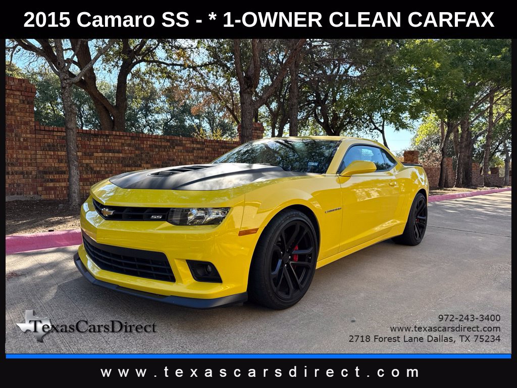 Used 2015 Chevrolet Camaro SS w/ SS Performance Package