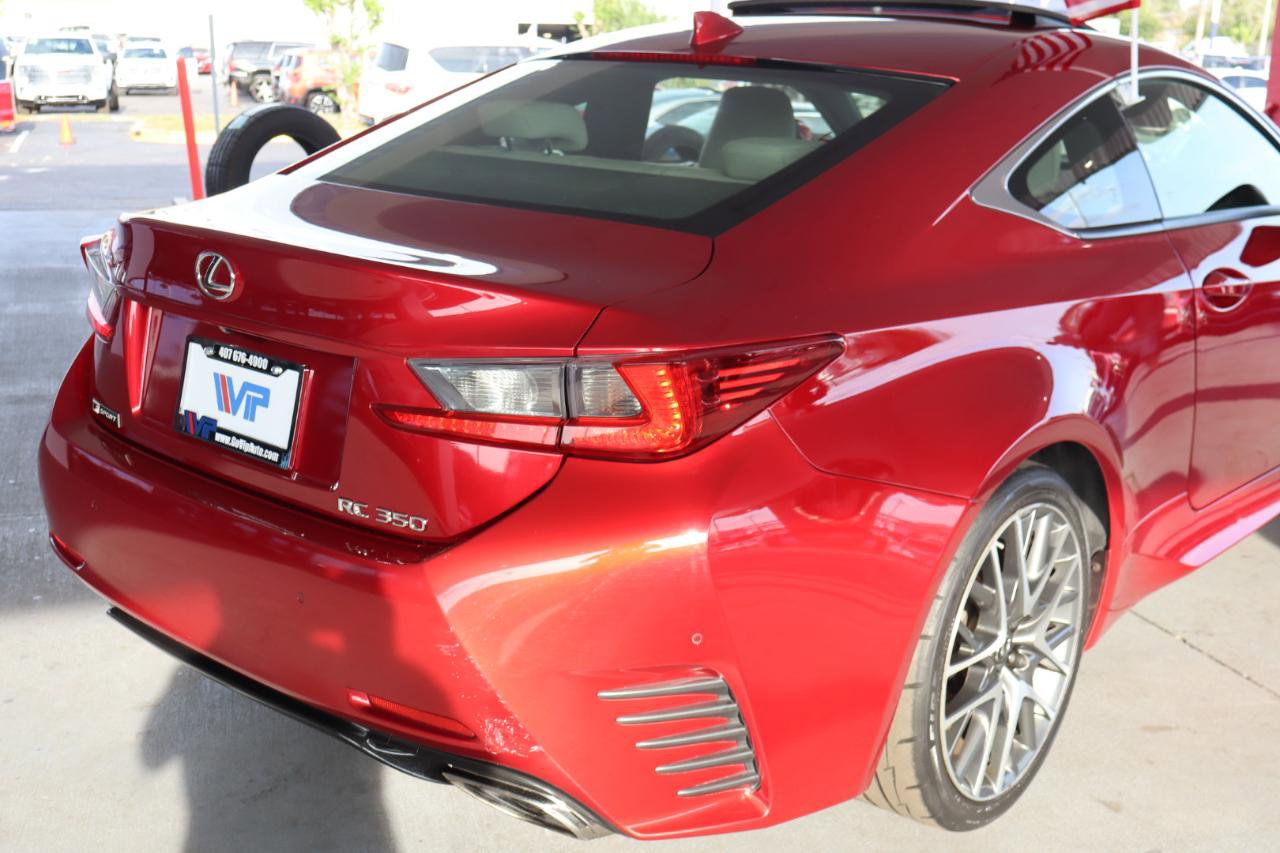 Used 2015 Lexus RC 350 w/ F Sport w/Summer Tires RWD image 7