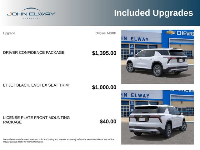 New 2027 Chevrolet Traverse LT w/ Driver Confidence Package AWD/4WD image 2