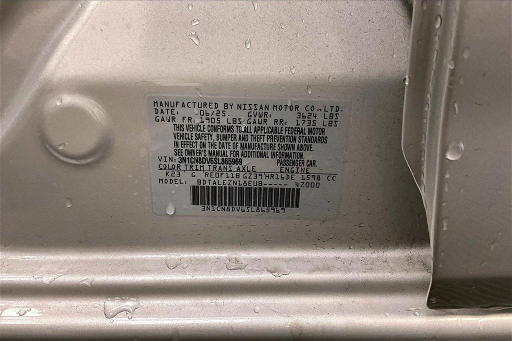 Certified 2025 Nissan Versa S w/ Trunk Package image 28