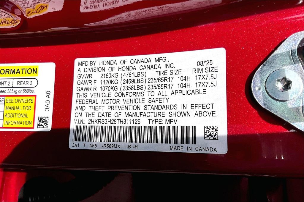 Certified 2026 Honda CR-V LX image 14