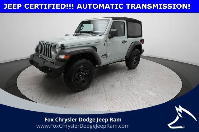 Certified 2024 Jeep Wrangler Sport
