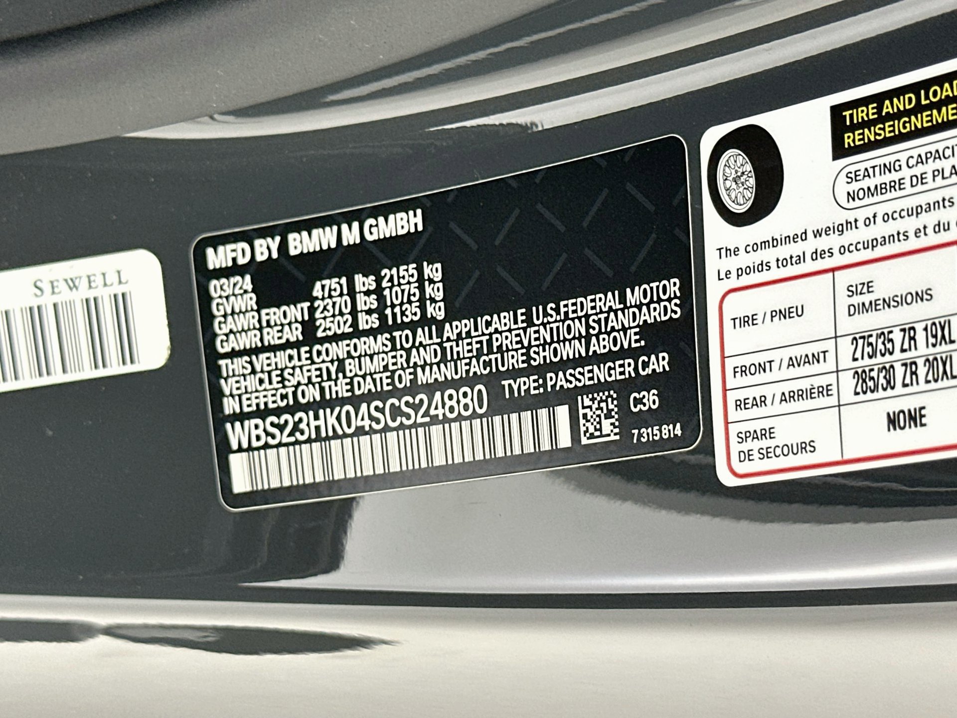 Used 2025 BMW M4 Competition w/ Executive Package RWD image 34