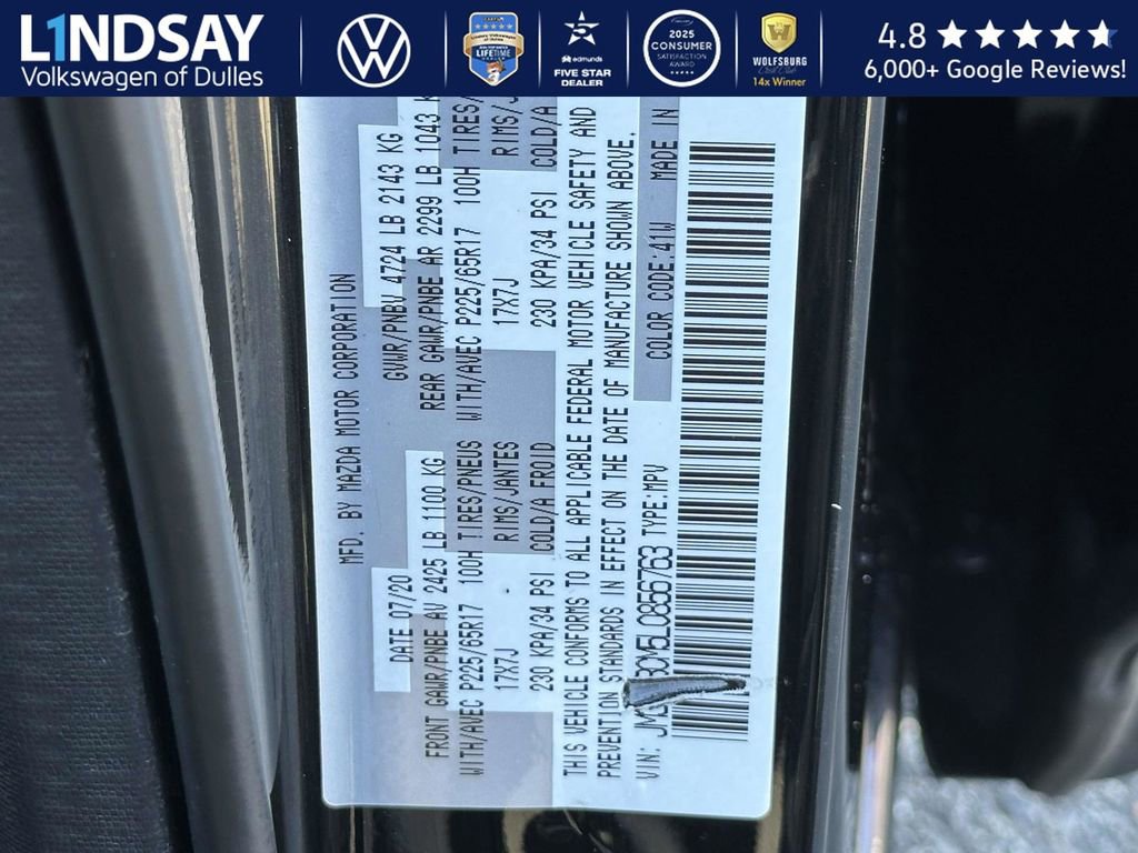 Used 2020 MAZDA CX-5 Touring image 25